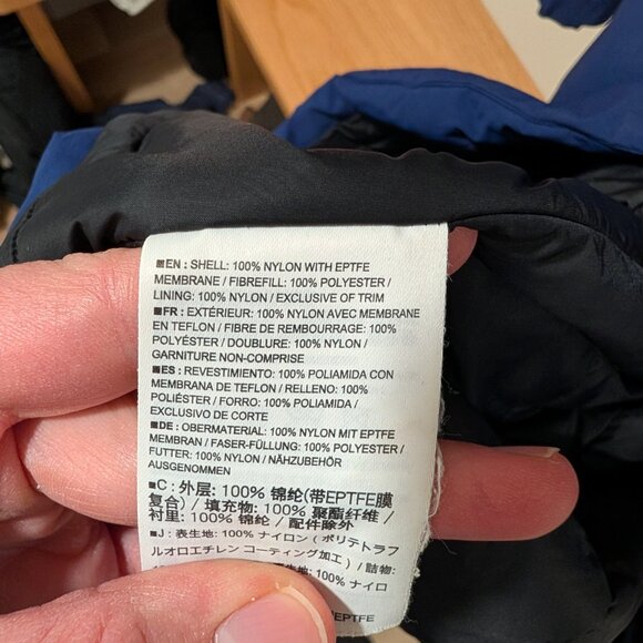 Arc'teryx Sylva Women's Parka Windstopper Insulated Jacket Blue Size M - Picture 7 of 8